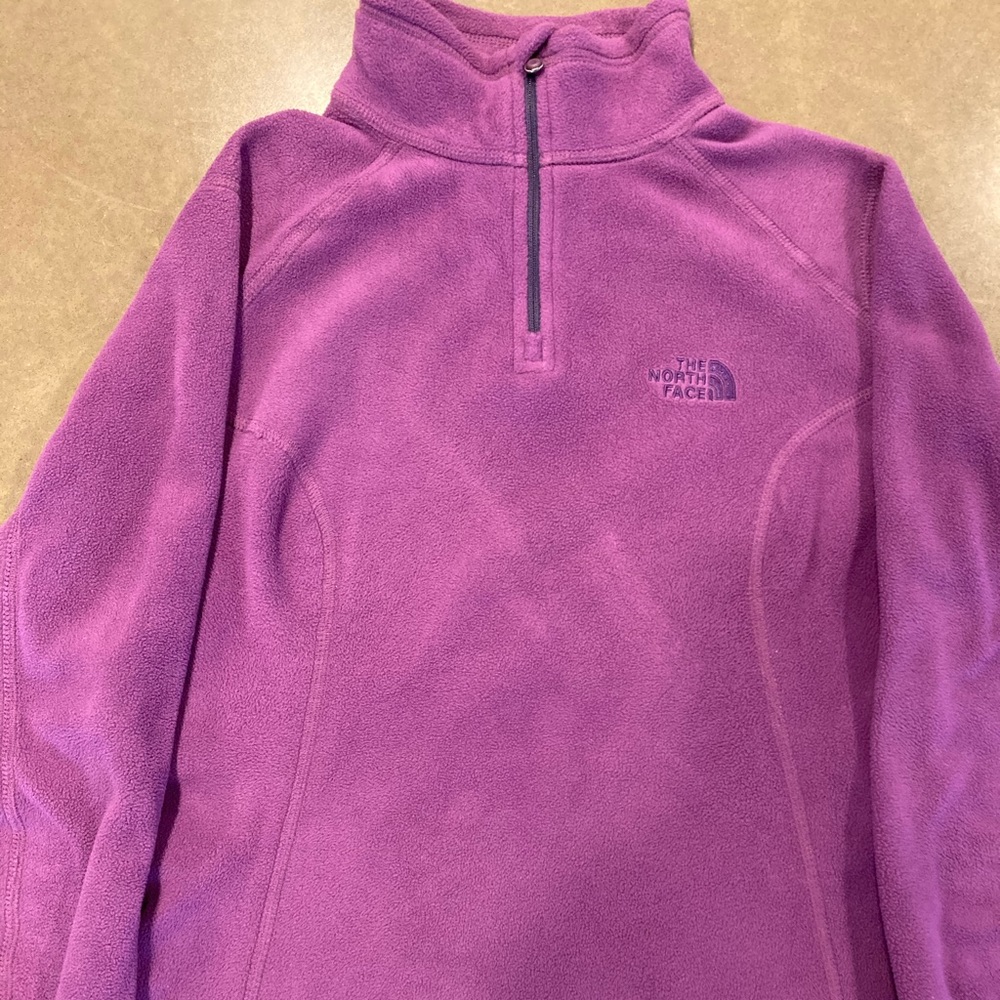 North face fleece sweater XS purple